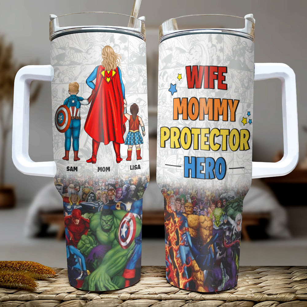 Hero Dad Tumbler Personalized Gifts For Father's Day 04HUMH090424PA-Homacus
