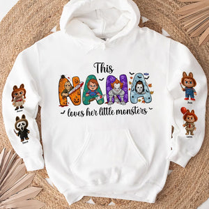 Horror Nana With Little Monsters Shirt Personalized Gifts For Grandma 01natn260725-Homacus