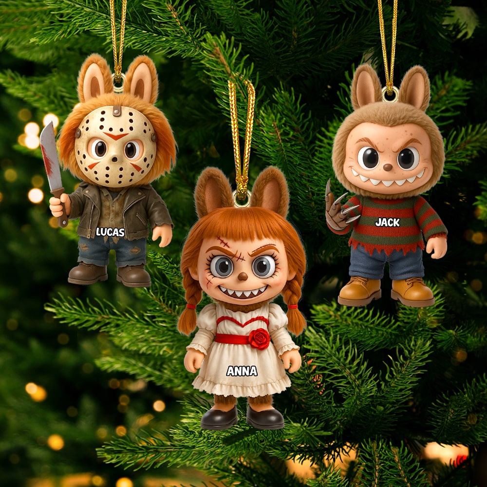 Iconic Movie Monsters Personalized Gifts For Horror Fans Christmas Ornament 03natn280825-Homacus