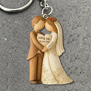 Personalized Gifts For Newlyweds Keychain 01totn261125-Homacus
