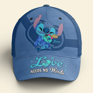 Personalized Gifts For Kids Autism Classic Cap 02natn190225 Love Needs No Words-Homacus