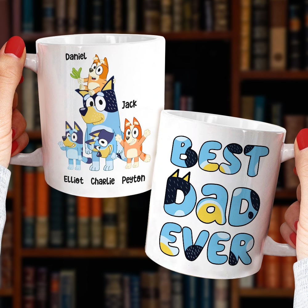 Personalized Gifts For Dad Coffee Mug Best Dad Ever 07NAHN180524-Homacus