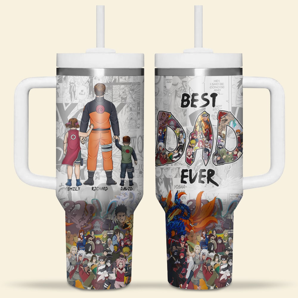 Best Dad Ever Tumbler Personalized Gifts For Father's Day 022qhqn260424pa-Homacus