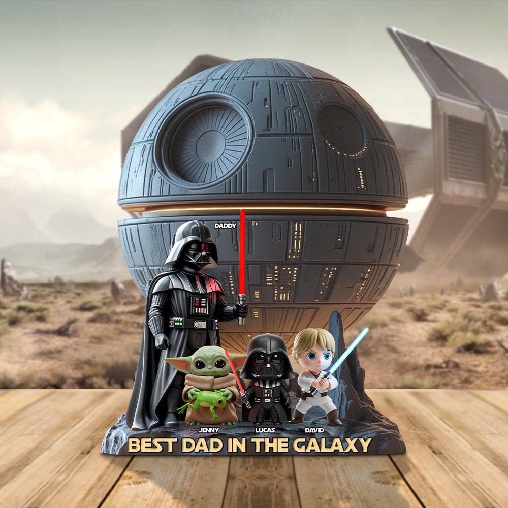 Best Dad Acrylic Plaque – Personalized Christmas Gifts For Dad 02qhtn100425-Homacus