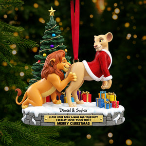 Naughty Wildland Couple Ornament - Personalized Gifts For Couple 06ohlu150925-Homacus