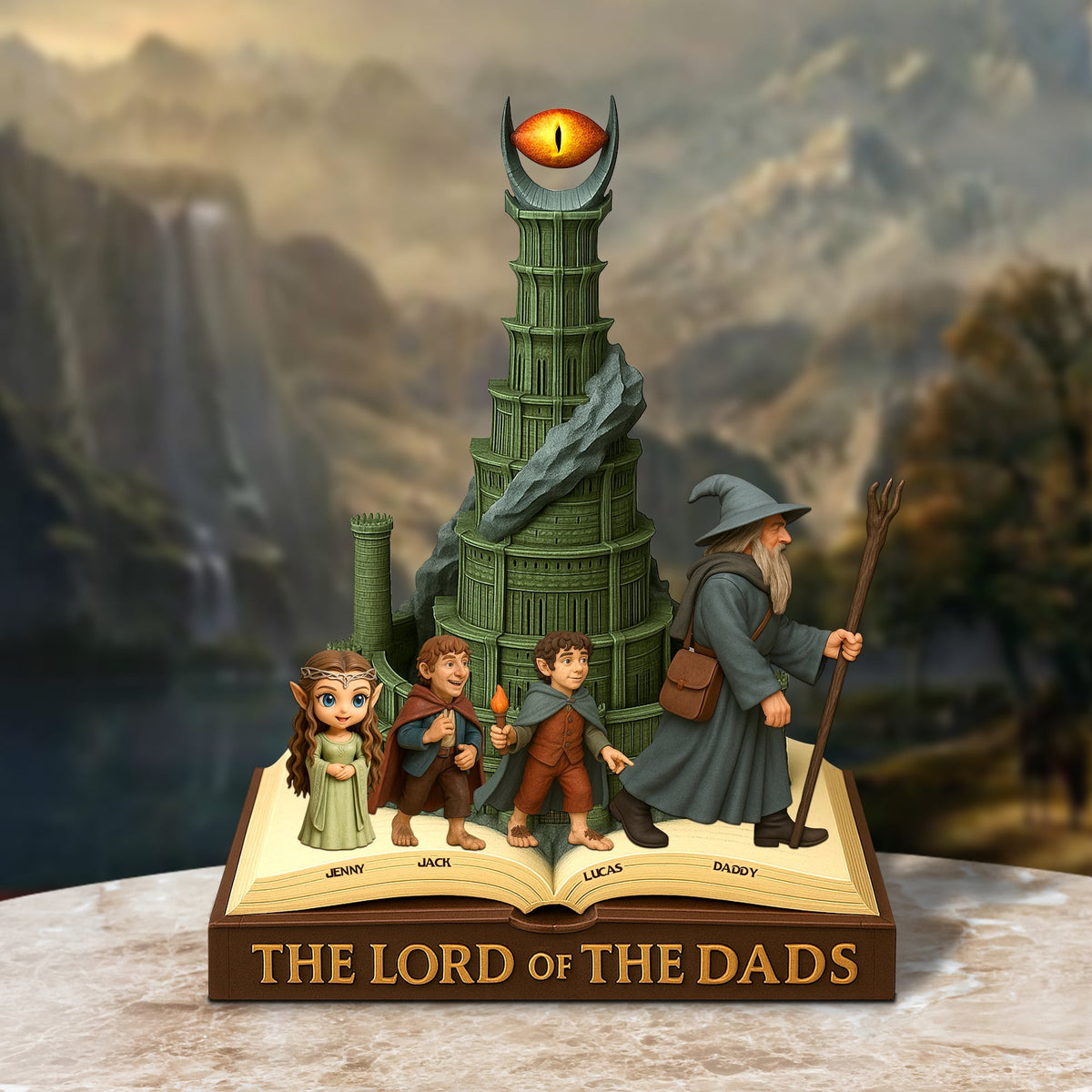 Lord Dad Plaque - Personalized Gifts For Dad 03natn070525-Homacus