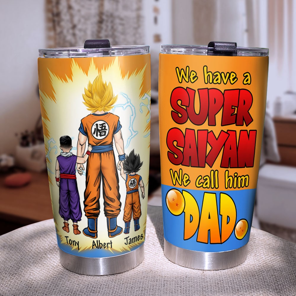 Dad shops tumbler cup