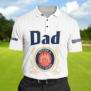 Personalized Gifts For Dad 3D Polo Shirt 02naqn060524 Father's Day-Homacus