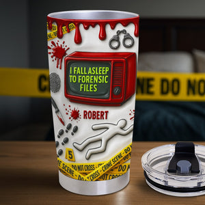 Crime Scene Tumbler, Personalized Gifts For True Crime Fans 03totn090825-Homacus
