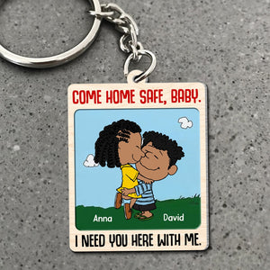 Personalized Gifts For Couple Keychain 03ohtn060125hg I Need You Here With Me-Homacus