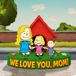 Personalized Gifts For Mom Plaque We Love You 03natn110425hh-Homacus