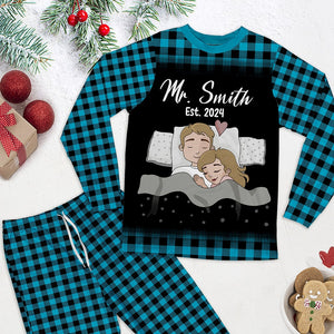 Personalized Gifts For Couple Pajama Set 05totn301024hg Mr. And Mrs.-Homacus