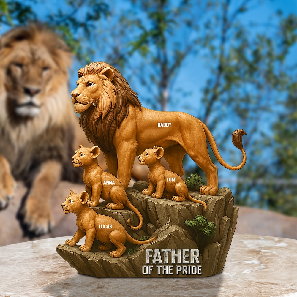 Father Of The Pride Acrylic Plaque Personalized Holiday Gifts For Dad 01ohtn100425-Homacus