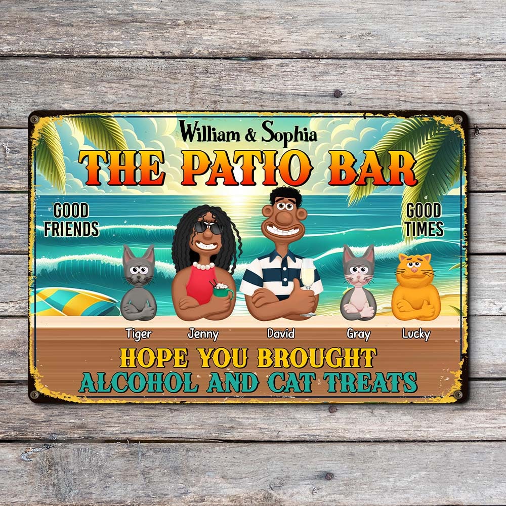 Personalized Gifts For Pet Lovers Family Metal Sign 05xqtn150124pa-Homacus