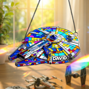 Spaceship Suncatcher - Personalized Gifts For Galaxy Lovers 05tgtn040825-Homacus