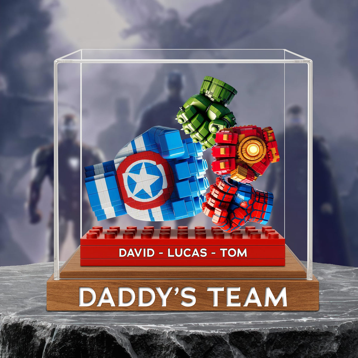 Daddy’s Holiday Dream Team – Custom Christmas Gifts From The Kids 03ohtn120525-Homacus