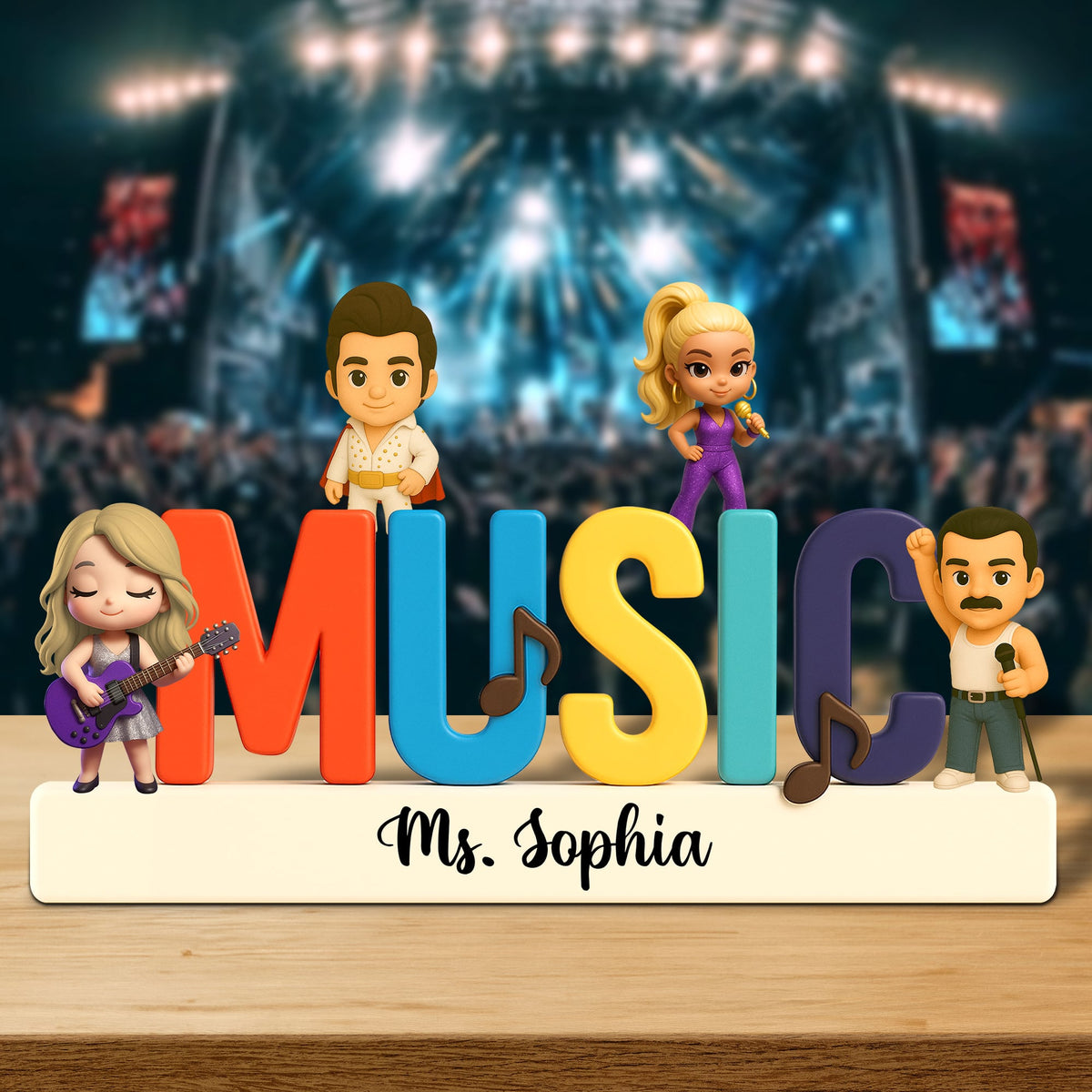 Music Teacher Plaque Personalized Gifts For Teacher 02natn080525-Homacus