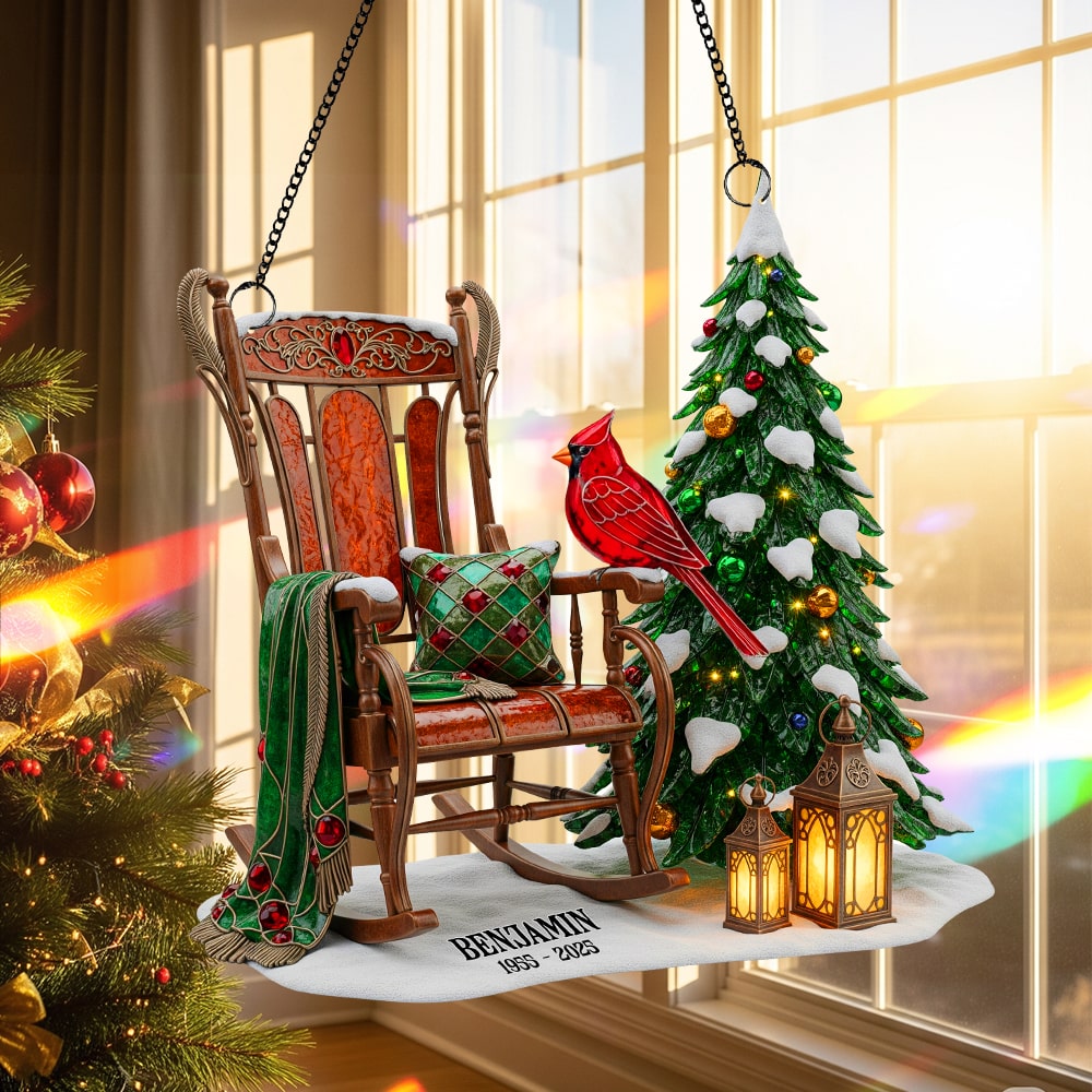 Memorial Cardinal Suncatcher Ornament Personalized Heaven Gifts For Family 03natn150825-Homacus
