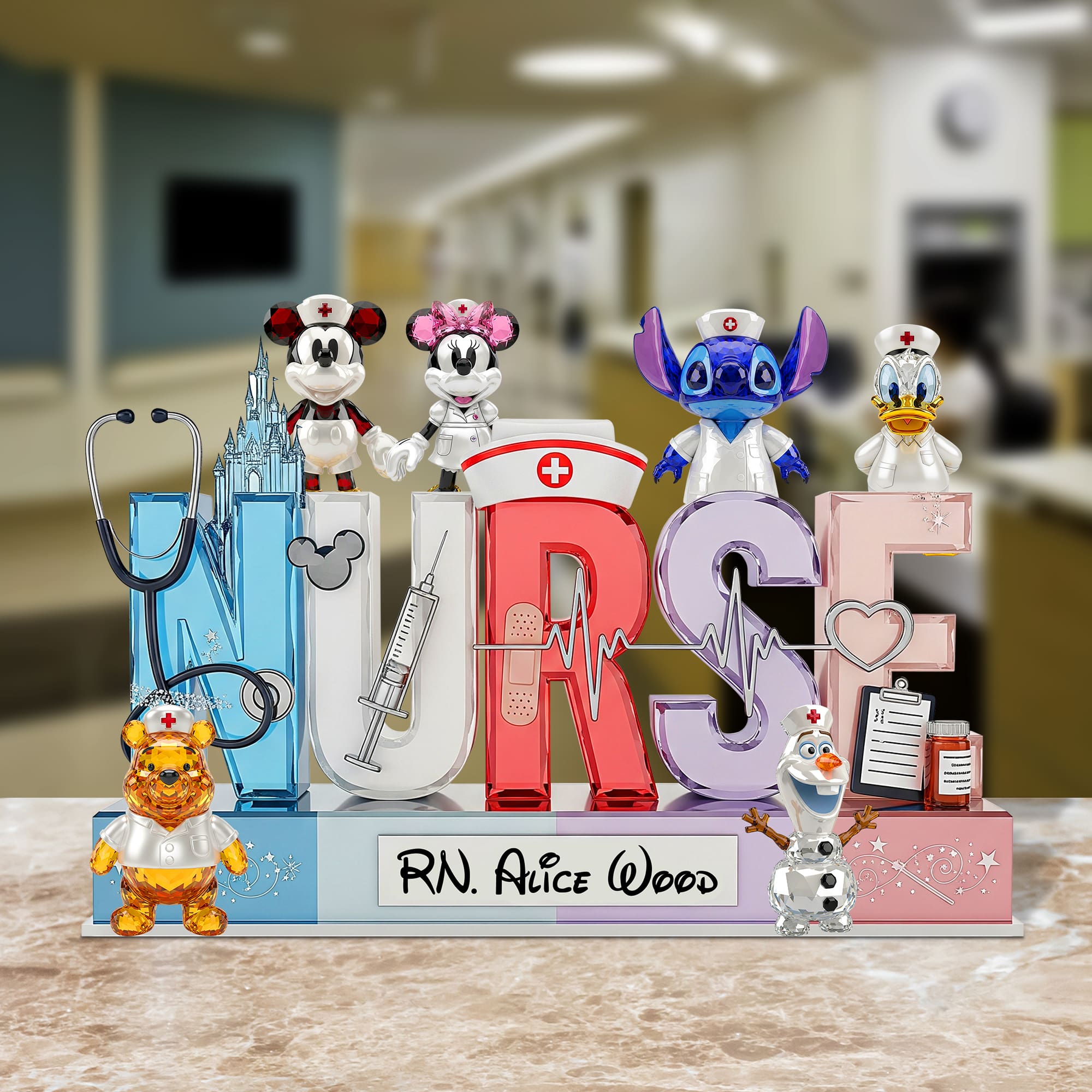 Cartoon Nurse Plaque - Personalized Gifts For Nurse 04ohtn270525-Homacus