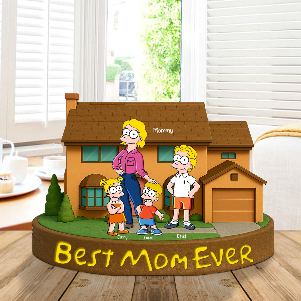 Personalized Gifts For Mom Plaque Best Mom Ever 04totn140425pa-Homacus