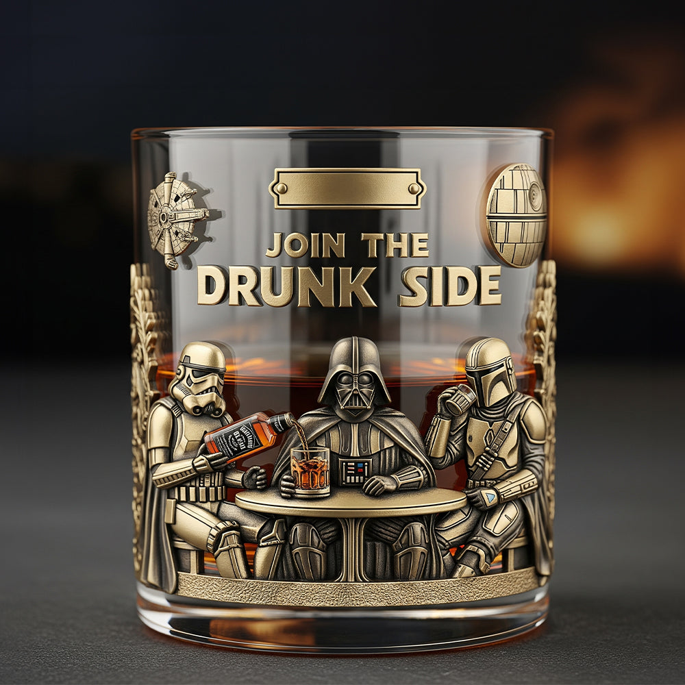 Drunk Galaxy Troop Whiskey Glass, Personalized Gifts For Movie Fans & Drinking Lovers 04qhtn050825-Homacus