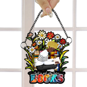 Personalized Gifts For Girl Book Lover Acrylic Suncatcher 03XQLU251224HG-Homacus