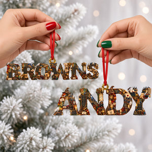 Mystery Library Alphabet Custom Name Ornament - Personalized Christmas Gift 01ohdh180926