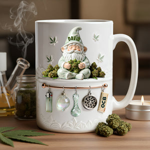 Chilling Time Gnome Coffee Mug - Personalized Gift For Stoners 06TOLU201225-Homacus