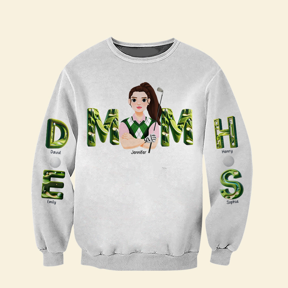 Personalized Gifts For Golf Mom Shirt 03xqqn180225pa-Homacus