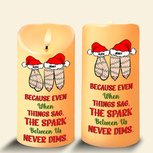 Personalized Gifts For Couple Christmas LED Candle 02OHMH281024-Homacus