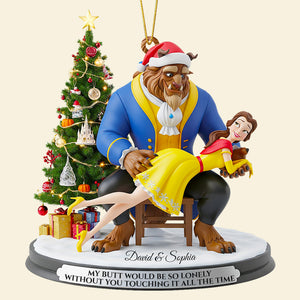 Funny Fairytale Ornament Christmas Personalized Gifts For Couple 03NADT090925-Homacus