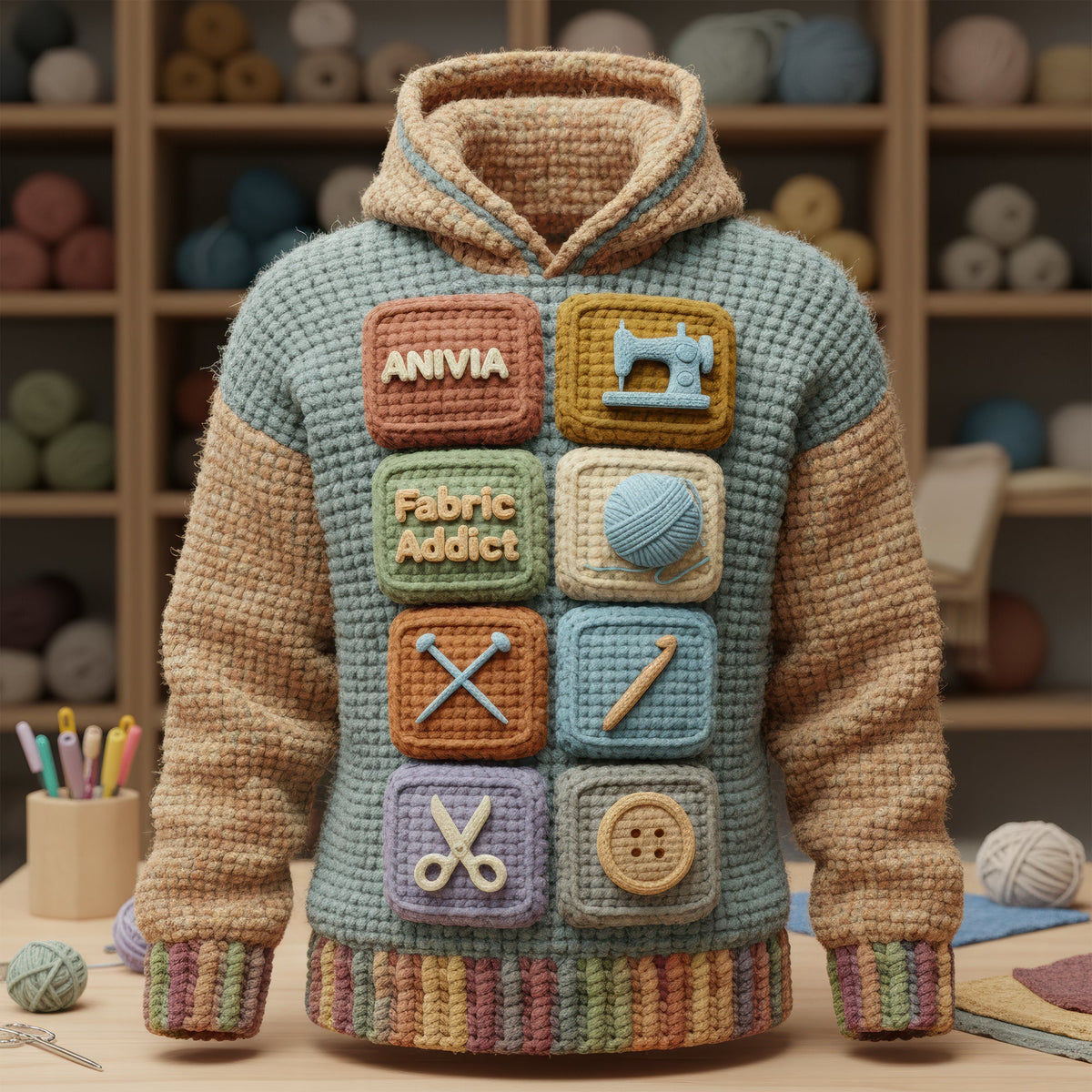 Sew Much Love Hoodie - Personalized Gifts For Sewing Lovers 01KIQN060126-Homacus