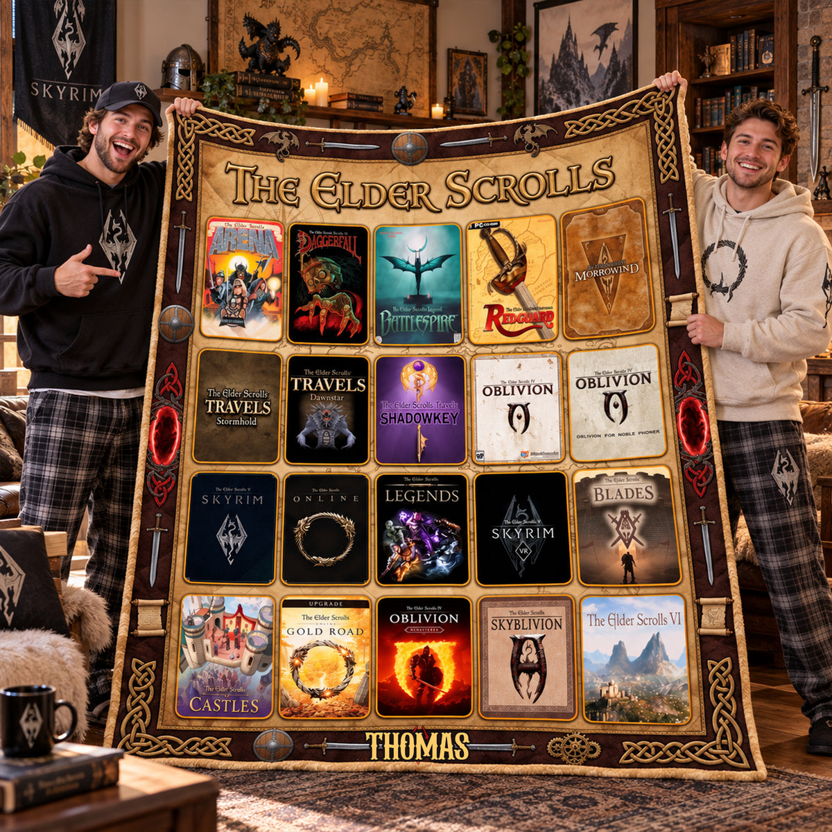 Fantasy Gaming Blanket - Personalized Gifts For Game Lovers 02nalu071026-Homacus