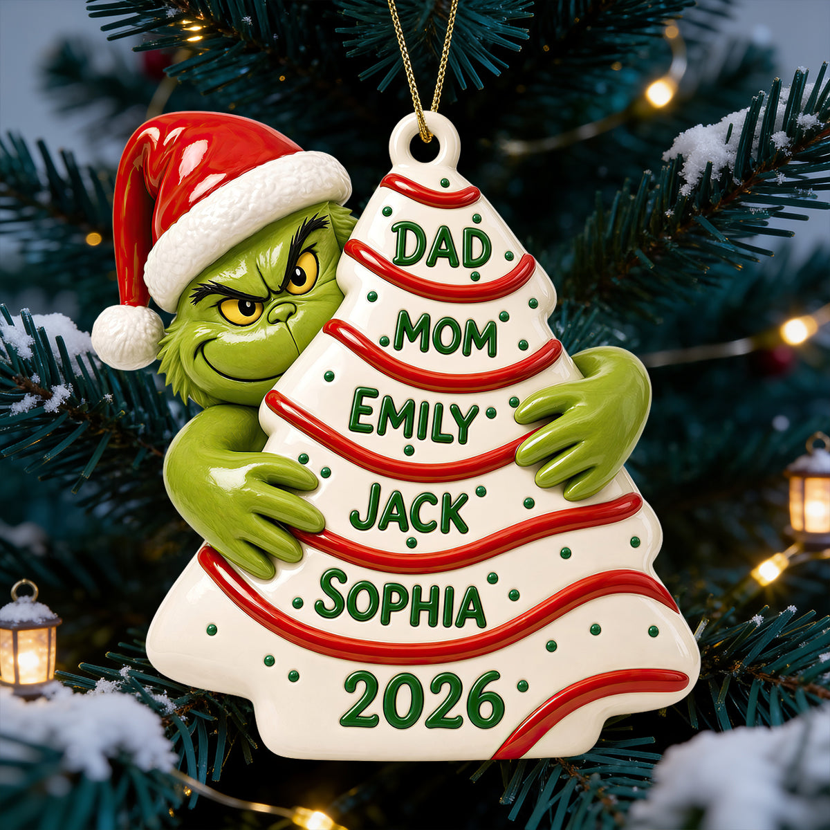Little Debbie Family Ornament - Personalized Christmas Gifts For Family 04nadt050926