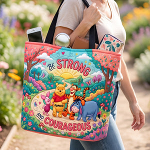 Be Strong And Courageous Tote Bag - Personalized Gifts 05paqn230726