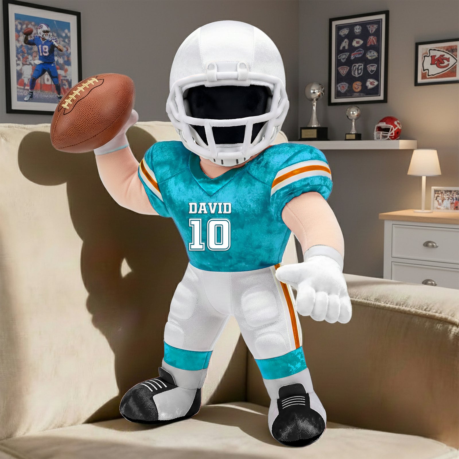 Sport Player Custom Shape Pillow - Personalized Gifts 03hulu121225-Homacus