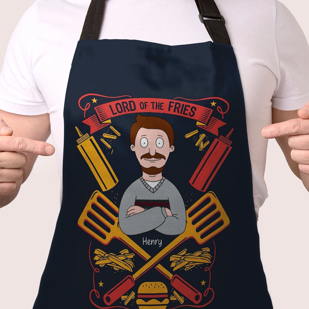 Personalized Gifts For Chefs Aprons Lord Of The Fries 01TOQN311224HG-Homacus