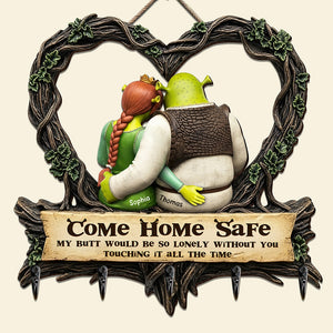 Naughty Green Couple Key Hanger Personalized Gifts For Couple 02QHQN220525-Homacus