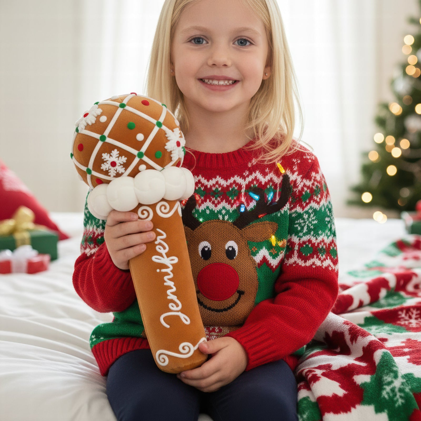 Adorable Karaoke Singing Mic Pillow - Personalized Gifts For Family Members 06HYQN211125-Homacus