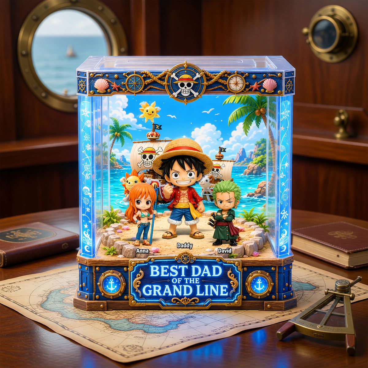Dad’s Adventure Crew Acrylic Plaque - Personalized Gift For Dads 05TOQN180526-Homacus