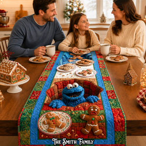 Crumb-Snatcher And Great Cookies Quilted Table Runner - Personalized Christmas Gifts 03qhdh210826-Homacus