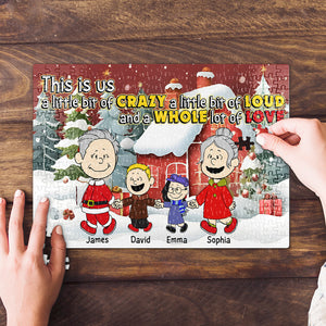 Personalized Gifts For Family Jigsaw Puzzle Family Members Hold Hands Snow Christmas 04xqdc250724da-Homacus