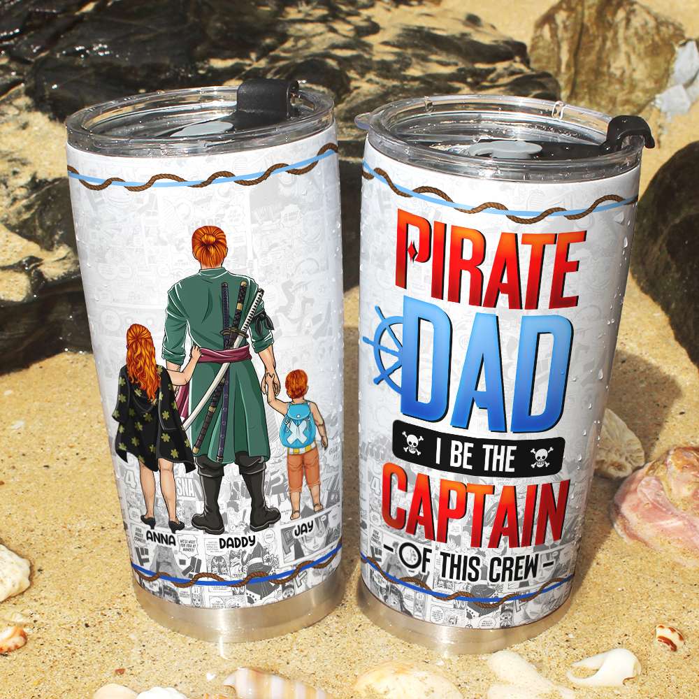 Personalized Gifts For DadTumbler Pirate Dad 02HUMH130325PA-Homacus