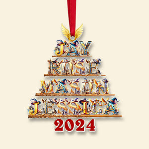 Personalized Gifts For Family, Christmas Acrylic Ornament 02XQMH171024-Homacus