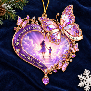 Walking Together In Heaven Acrylic Ornament - Personalized Memorial Gift 03QHQN101026-Homacus