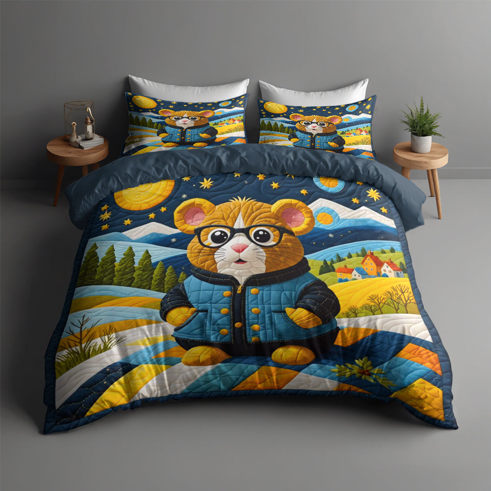 Personalized Gifts For Kids Hamster Quilt Bed Set 05katn220125-Homacus