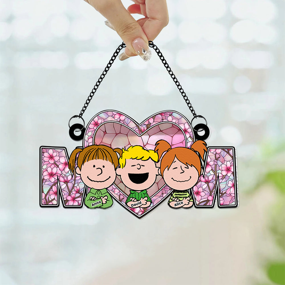 Personalized Gifts For Mom Suncatcher Ornament 05KADT150125HH-Homacus