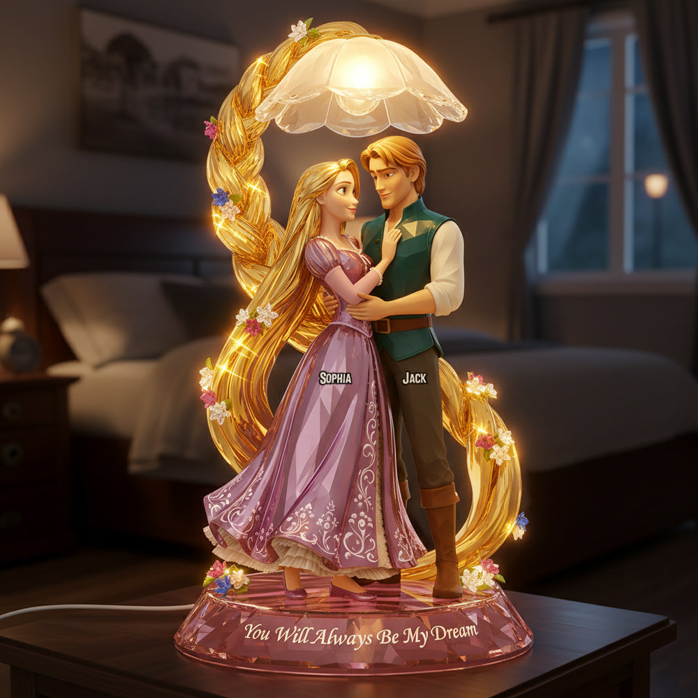 Fairy Tale Acrylic Light Box - Personalized Gifts For Couples 02natn271125-Homacus