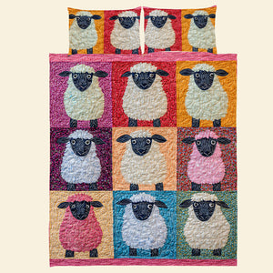 Personalized Gifts For Sheep Lovers Quilt Bed Set 03qnqn061124-Homacus