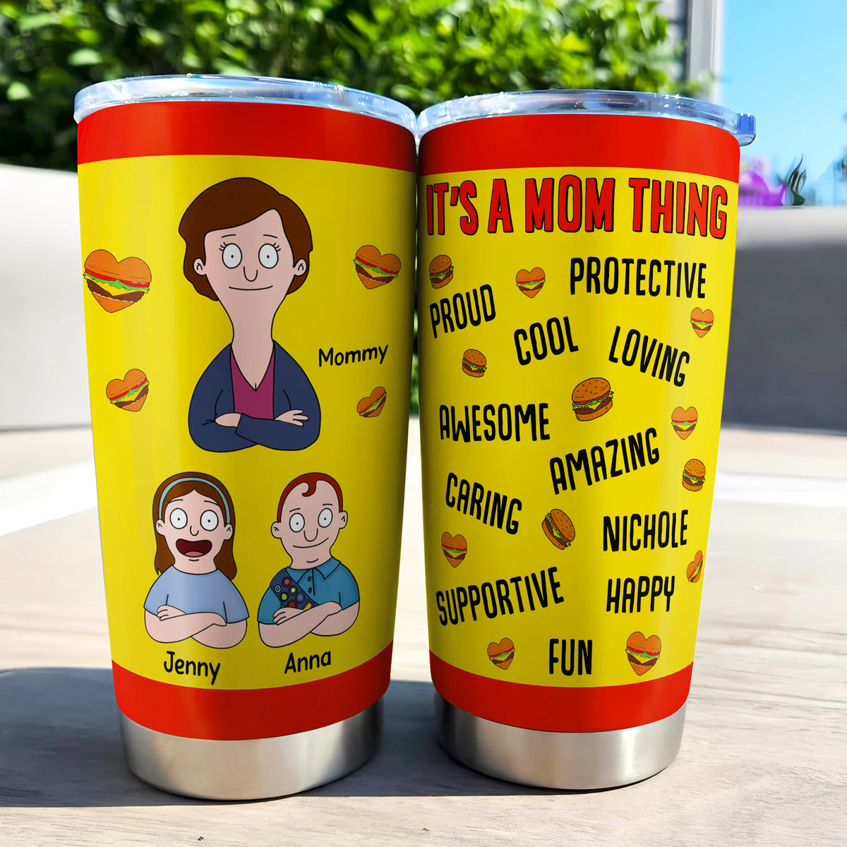 Personalized Gifts For Mom Tumbler 01totn210225hg It's A Mom Thing: Proud, Protective, Cool, Loving, Awesome, Amazing-Homacus